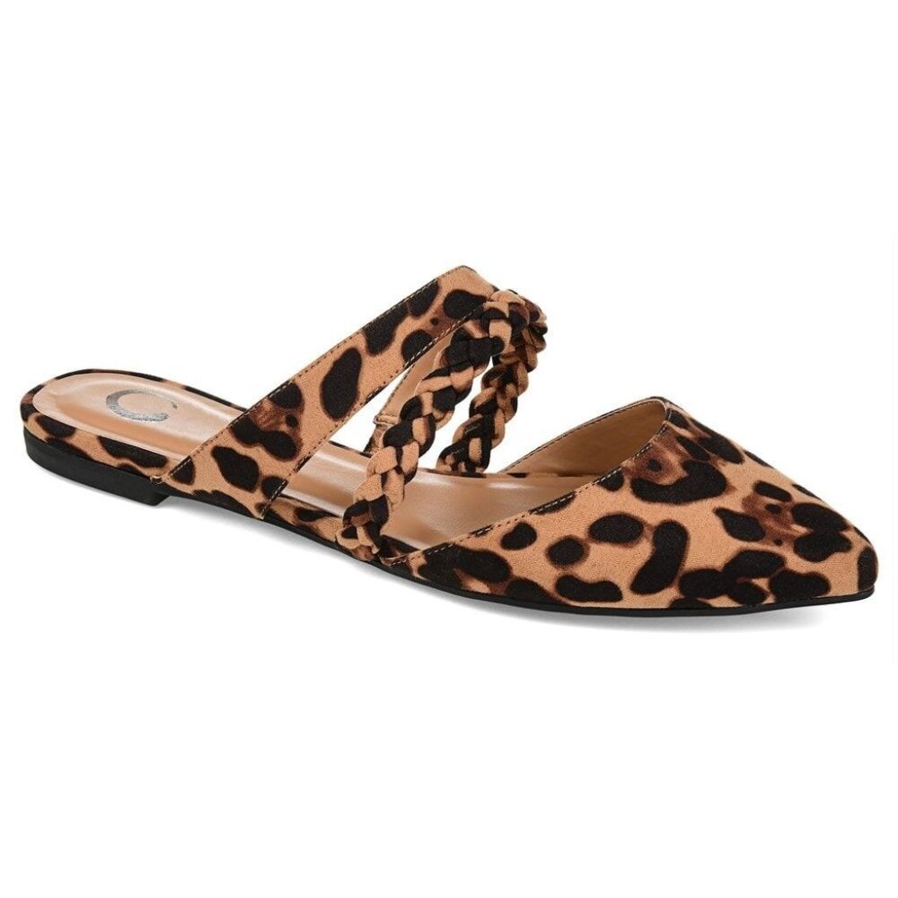 Journee Collection Women's Olivea Braided Slides - Beige